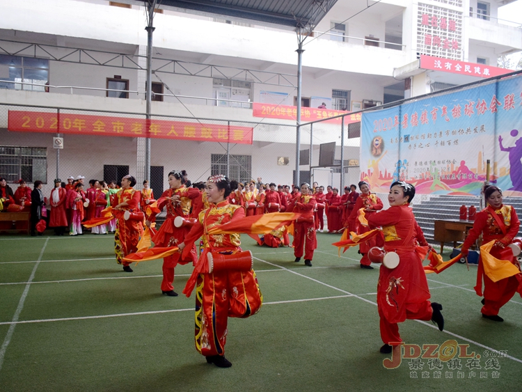 2020年景德镇市老年人腰鼓比赛举行