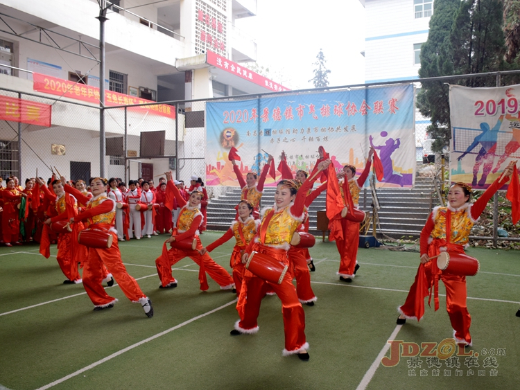 2020年景德镇市老年人腰鼓比赛举行