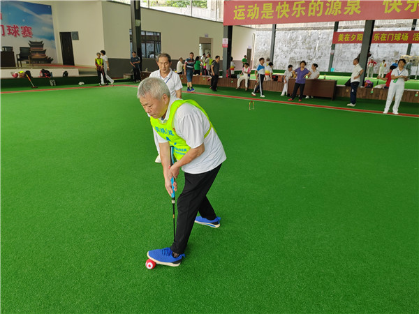 景德镇市门球联谊会举办“迎中秋 庆国庆”门球团体赛
