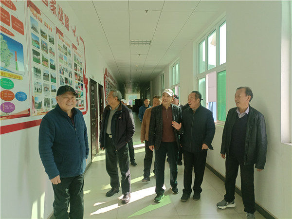 中国老年体协副主席叶春到浮梁县老年体协调研指导工作