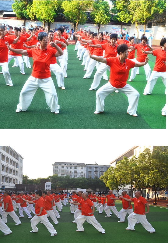 畅享健康好生活  全民健身掀热潮----乐平市老年人体育协会举办“全民健身日”体育展示活动